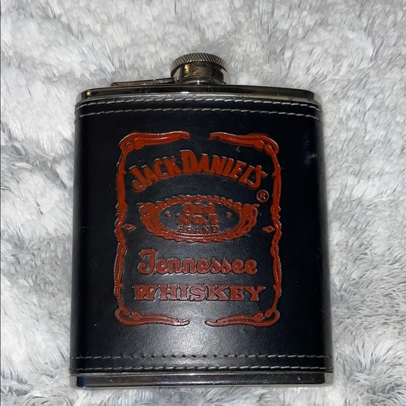 Jack Daniels Other - Jack Daniel's Black and Brown Flask.  7oz.